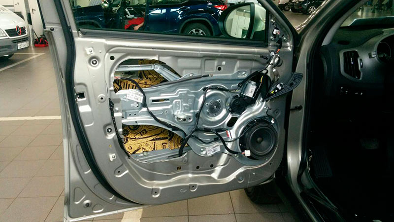 KIA Sportage - комплексная шумоизоляция