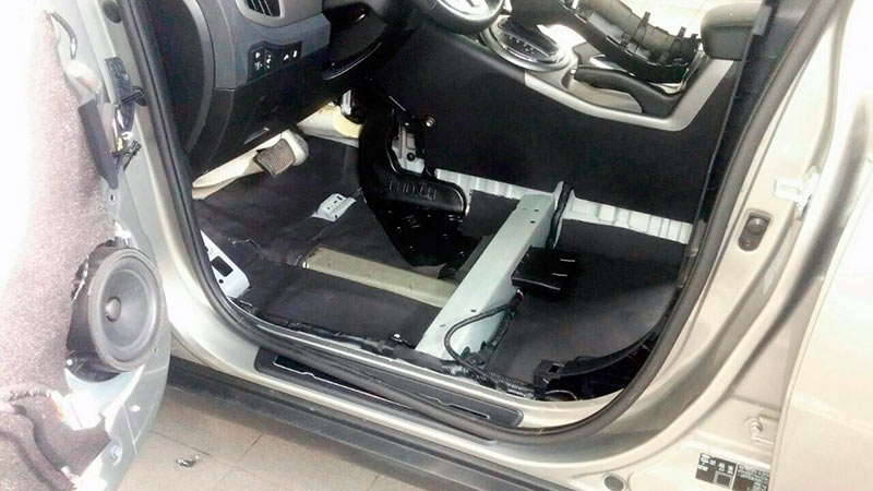 KIA Sportage - комплексная шумоизоляция