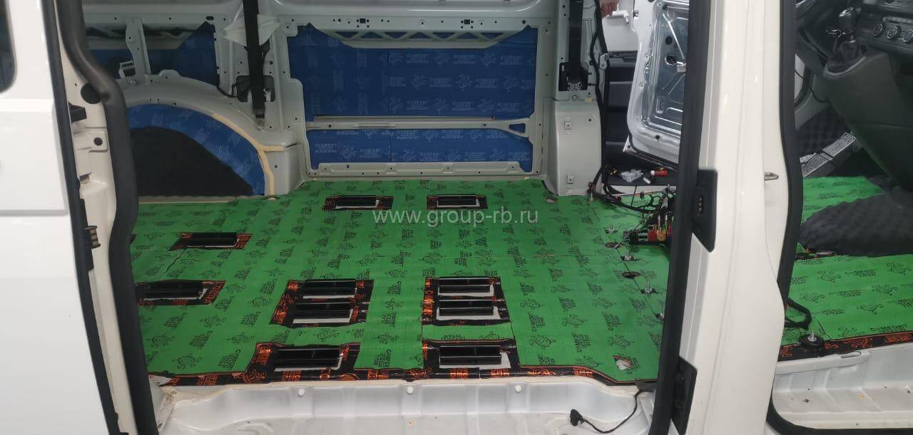 Шумоизоляция «Премиум +» Volkswagen Caravelle