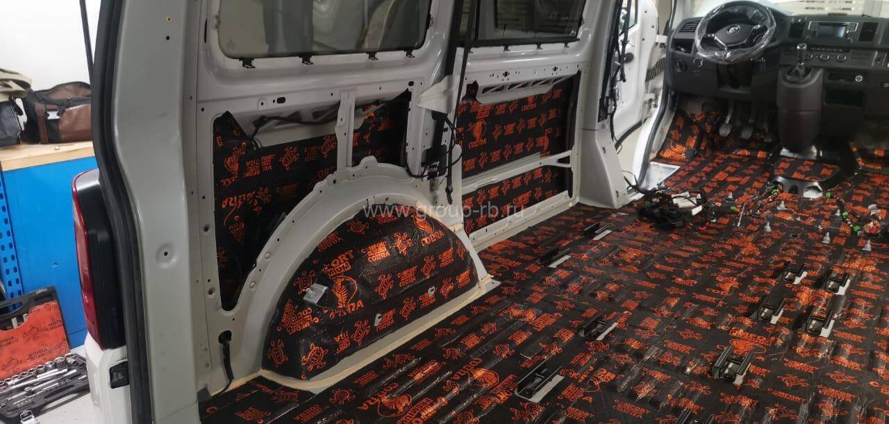Шумоизоляция «Премиум +» Volkswagen Caravelle