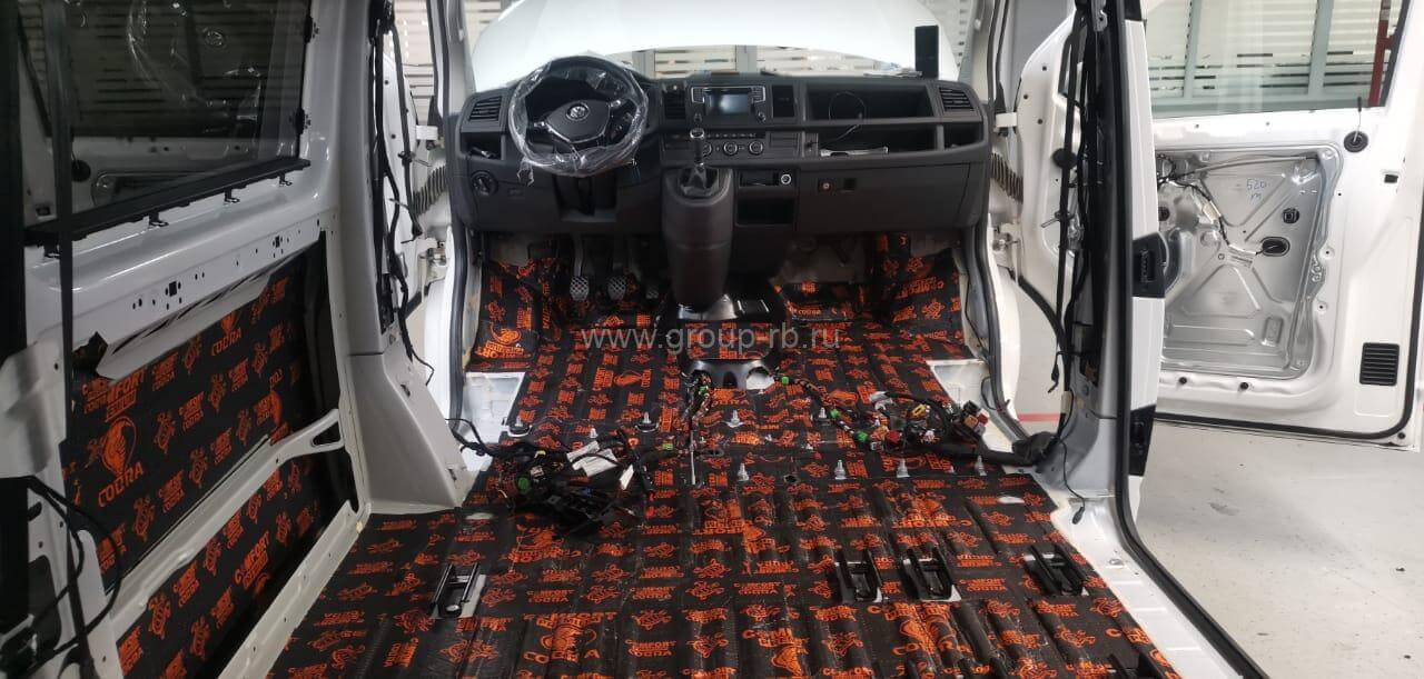 Шумоизоляция «Премиум +» Volkswagen Caravelle