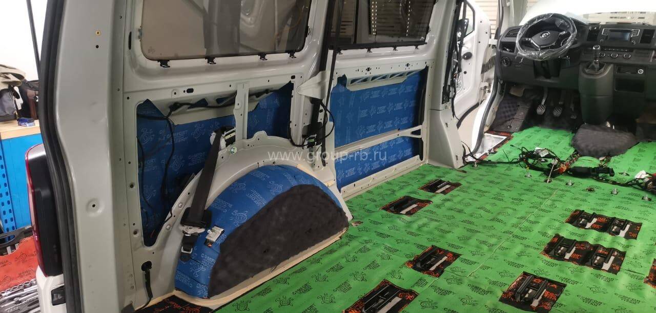 Шумоизоляция «Премиум +» Volkswagen Caravelle