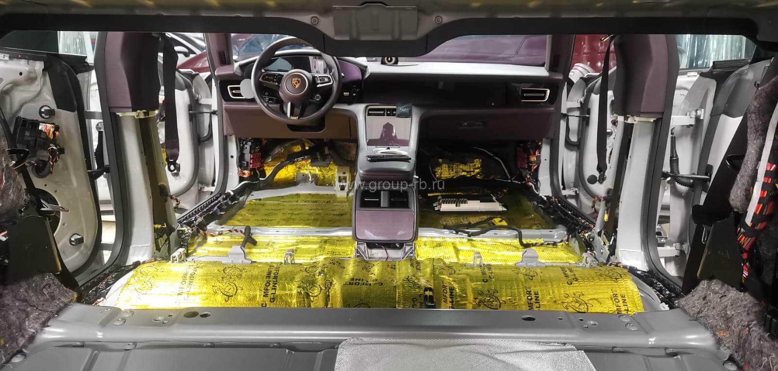 Шумоизоляция «Премиум +»  Porsche Taycan
